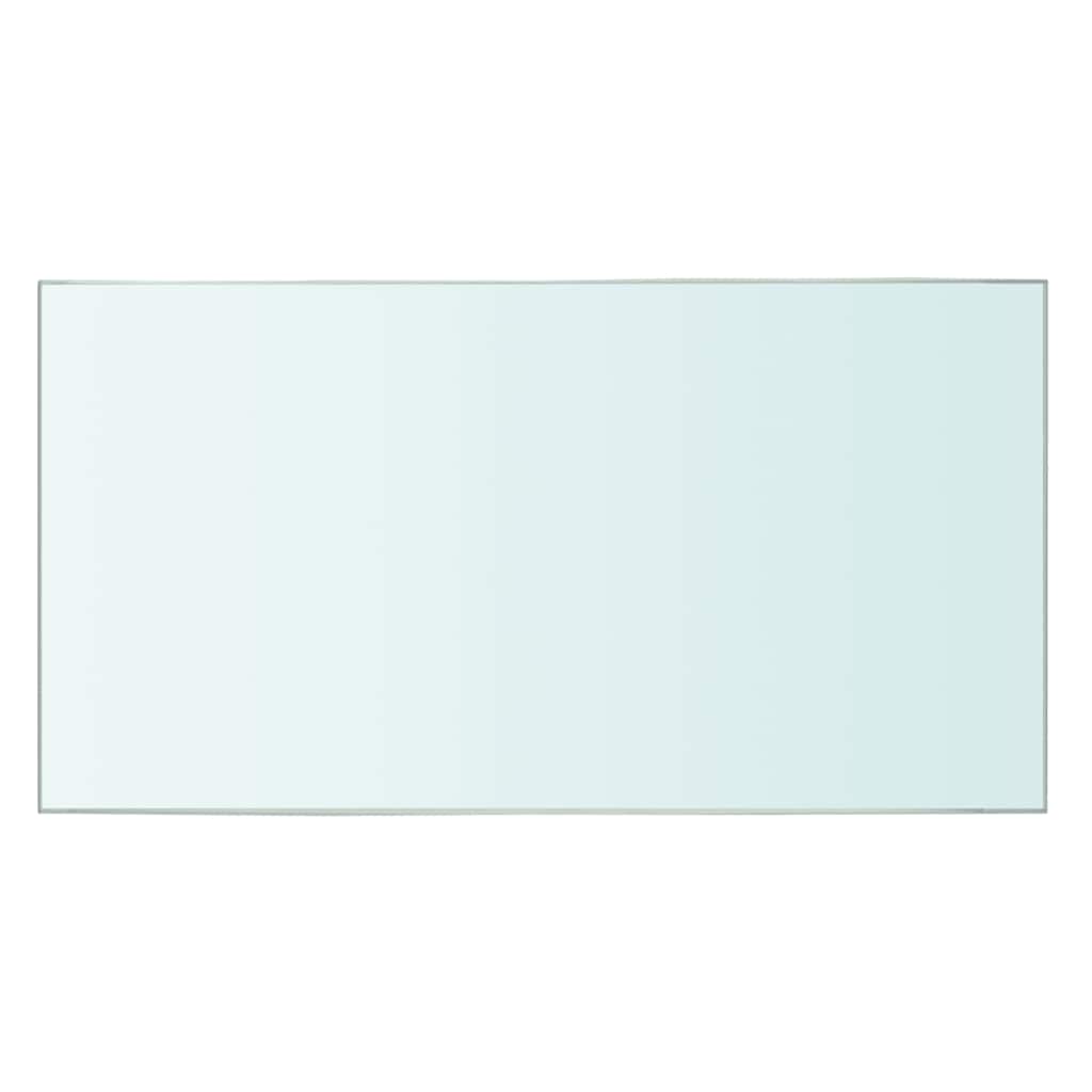 Panneau d’étagère Verre transparent 30 x 12 cm