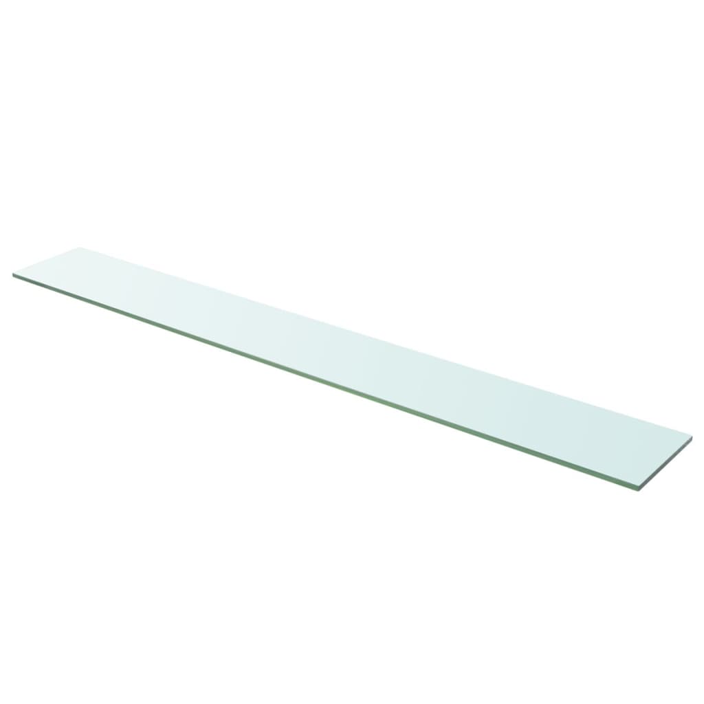 Panneau d’étagère Verre transparent 110 x 15 cm