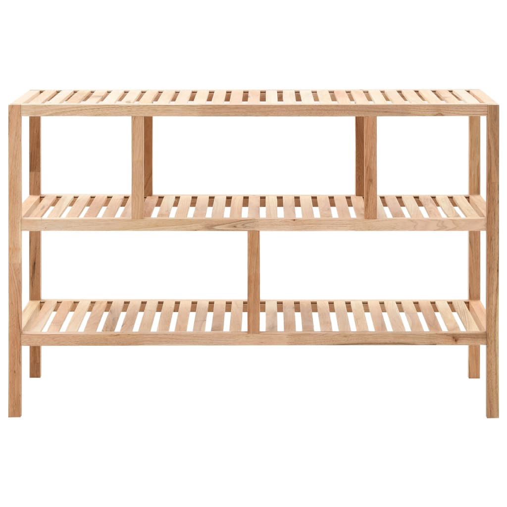 Étagère de salle de bain Bois de noyer massif 100x40x65 cm