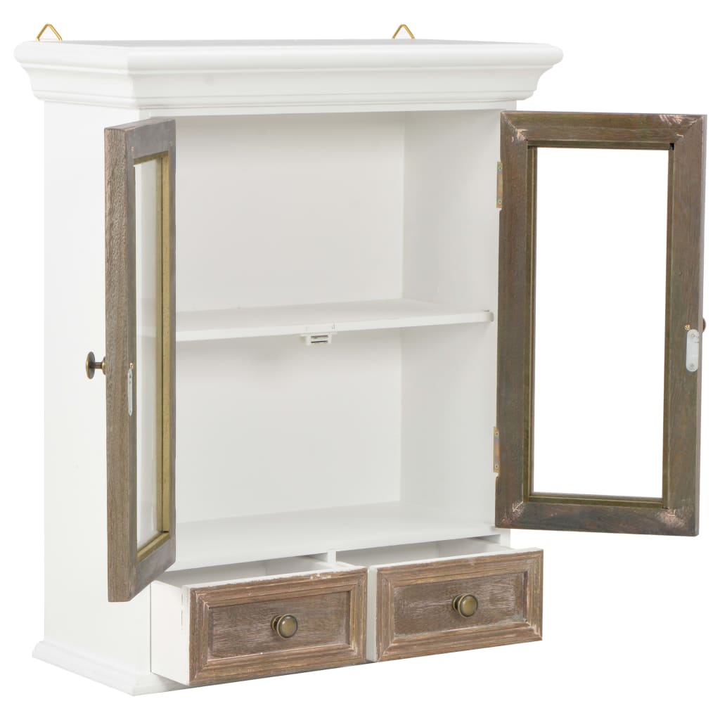 Armario de pared Blanco 49x22x59 cm Madera de ingeniería