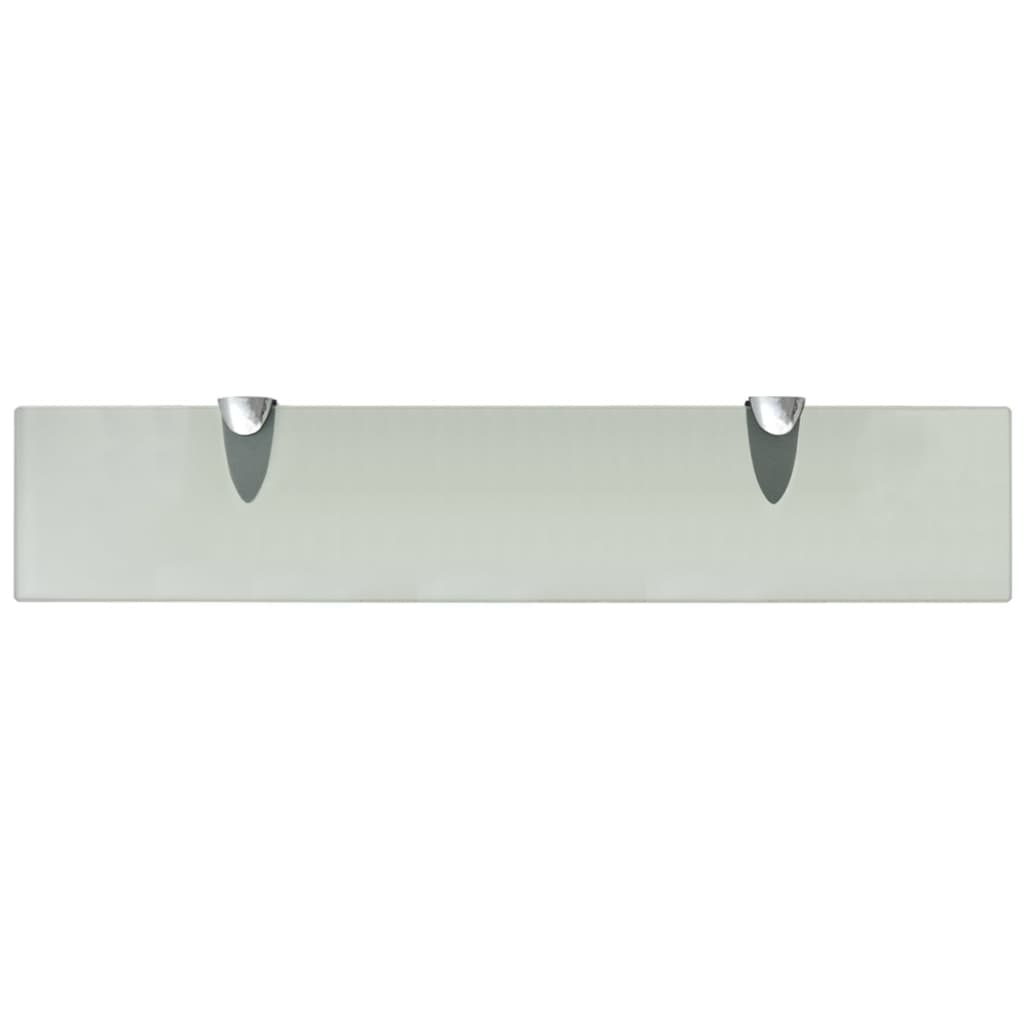 Étagères murales 2 pcs Verre 50 x 10 cm 8 mm