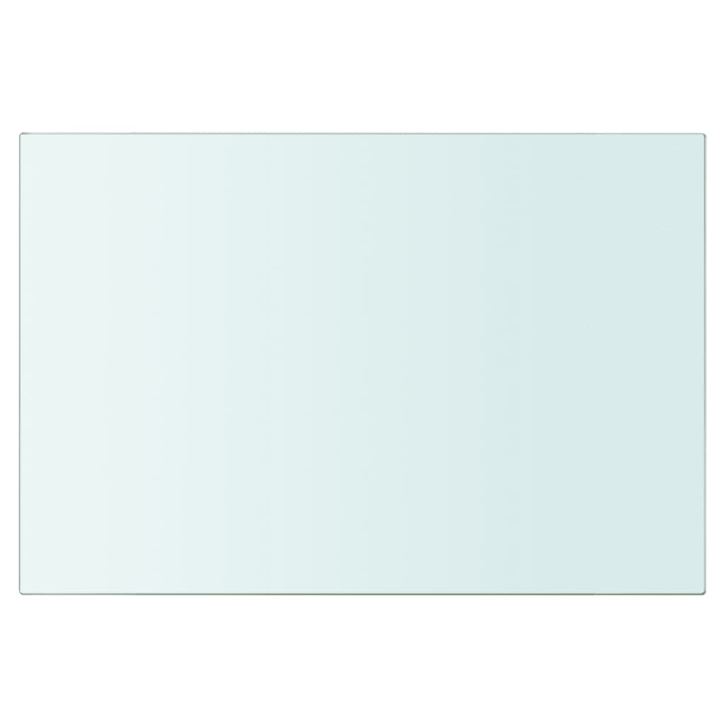 Panneaux d'étagère 2 pcs Verre Transparent 20 x 25 cm