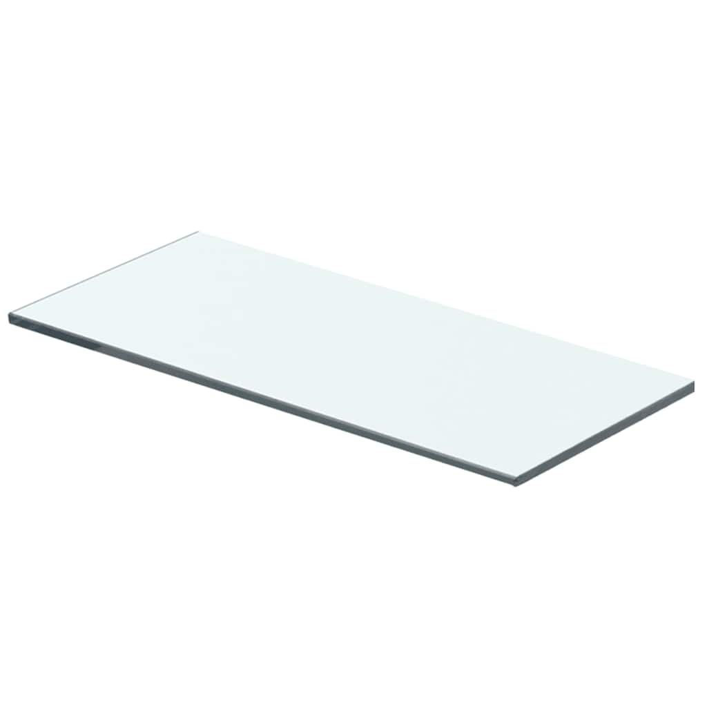 Panneaux d'étagère 2 pcs Verre Transparent 40 x 12 cm