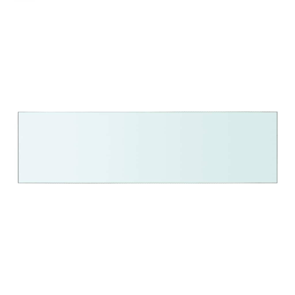 Panneaux d'étagère 2 pcs Verre Transparent 50 x 12 cm