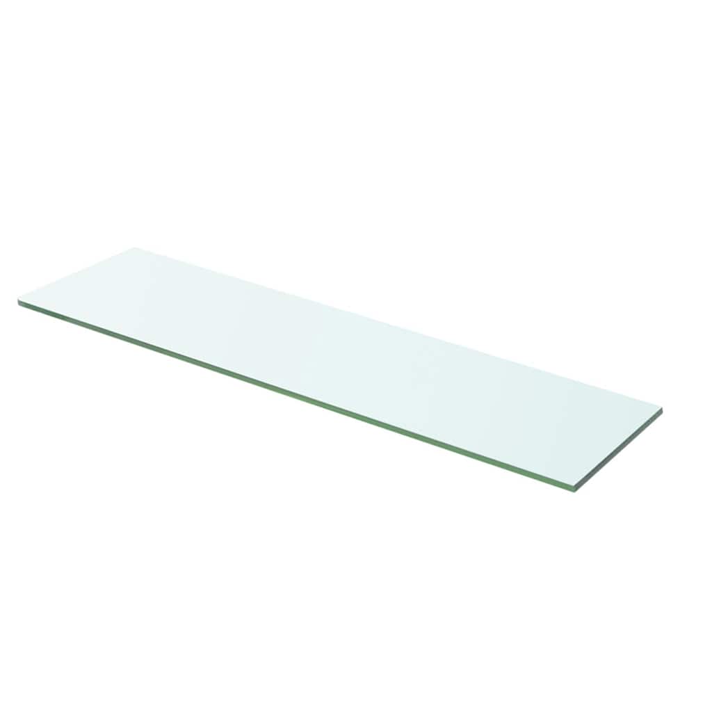 Panneaux d'étagère 2 pcs Verre Transparent 60 x 12 cm