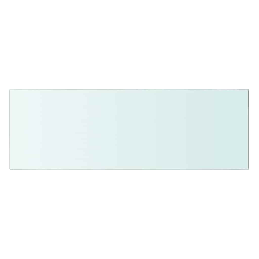 Panneaux d'étagère 2 pcs Verre Transparent 60x20 cm