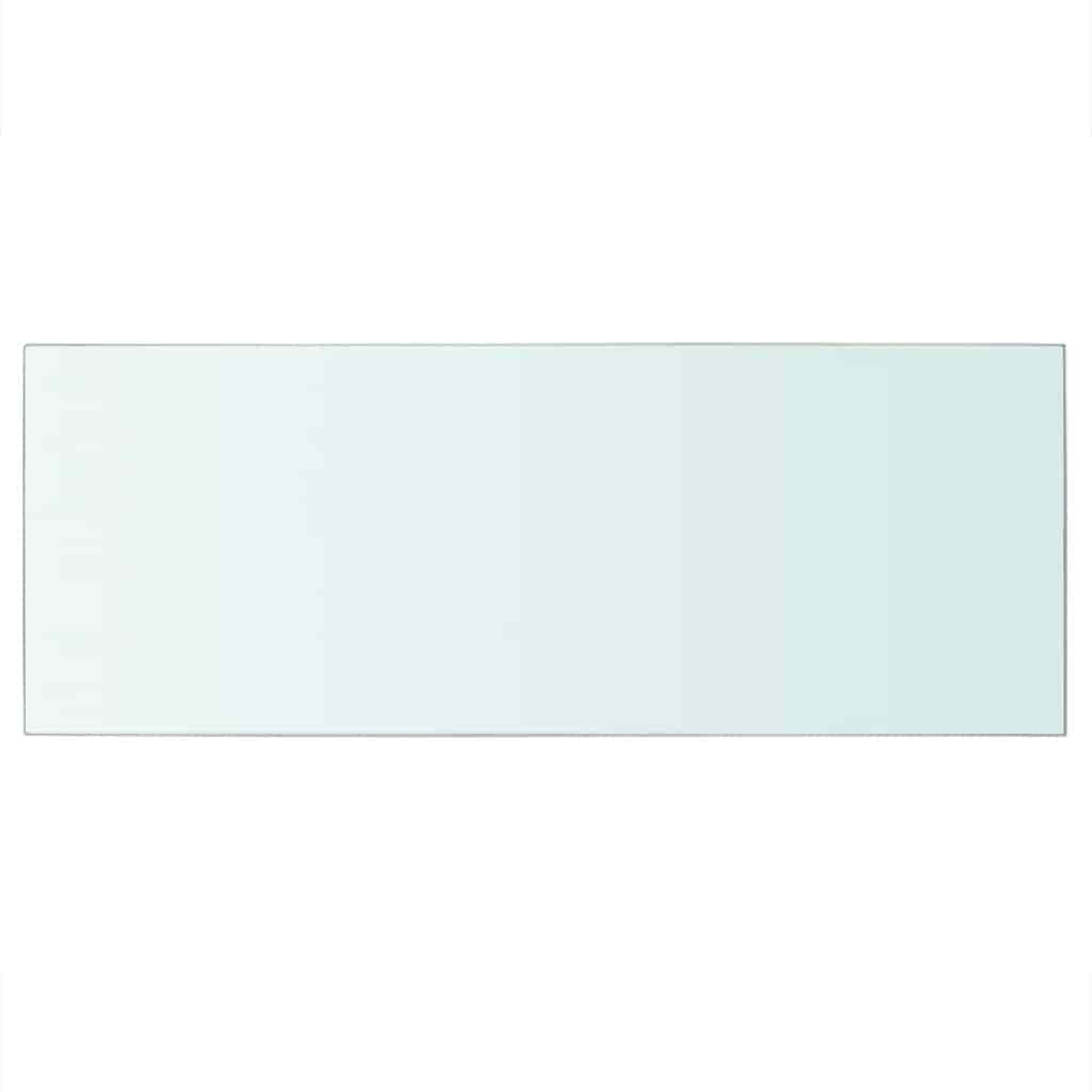 Panneaux d'étagère 2 pcs Verre Transparent 60x25 cm