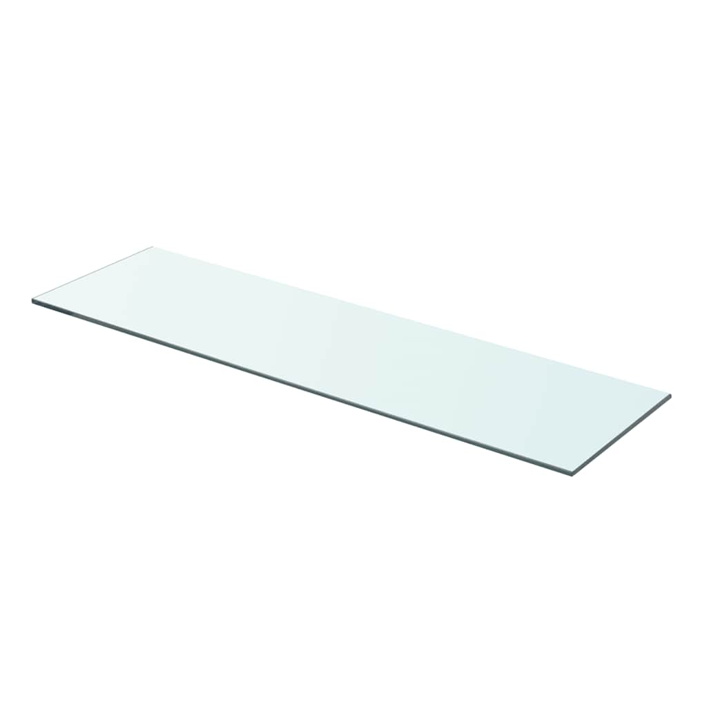 Panneaux d'étagère 2 pcs Verre Transparent 70 x 20 cm