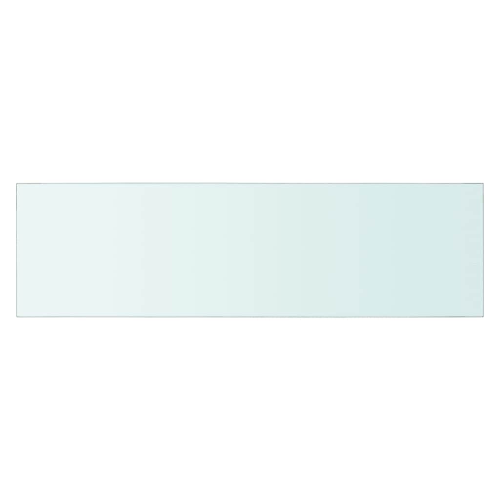 Panneaux d'étagère 2 pcs Verre Transparent 70 x 20 cm