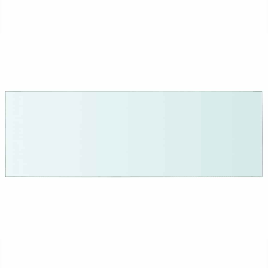 Panneaux d'étagère 2 pcs Verre Transparent 70x25 cm