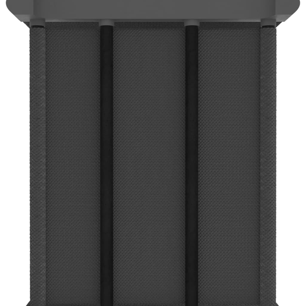 Étagère à 9 cubes avec boîtes Gris 103x30x107,5 cm Tissu