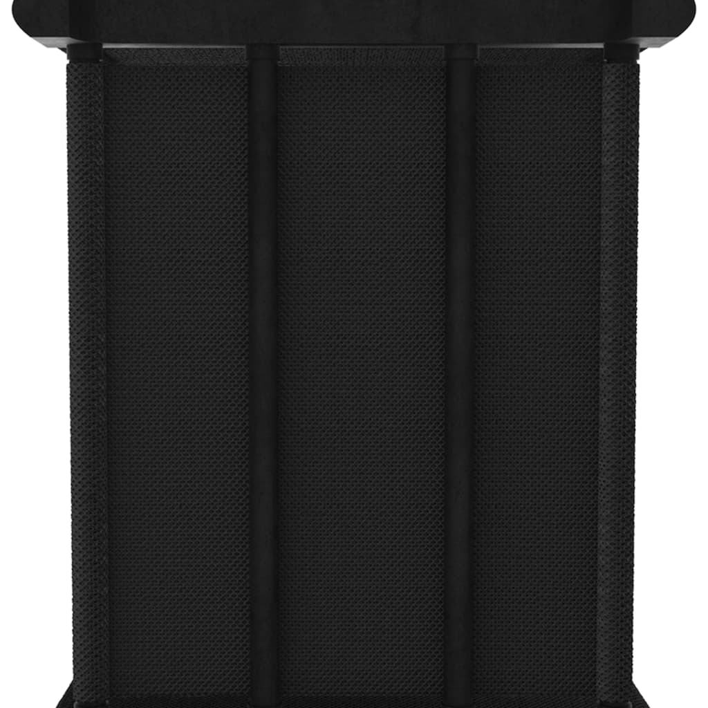 Étagère à 15 cubes avec boîtes Noir 103x30x175,5 cm Tissu