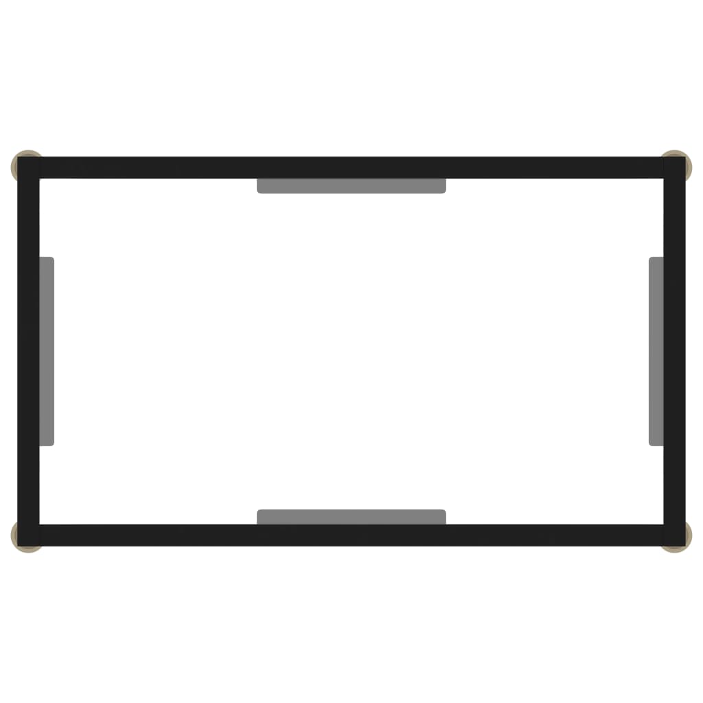 Table console Transparent 60x35x75 cm Verre trempé