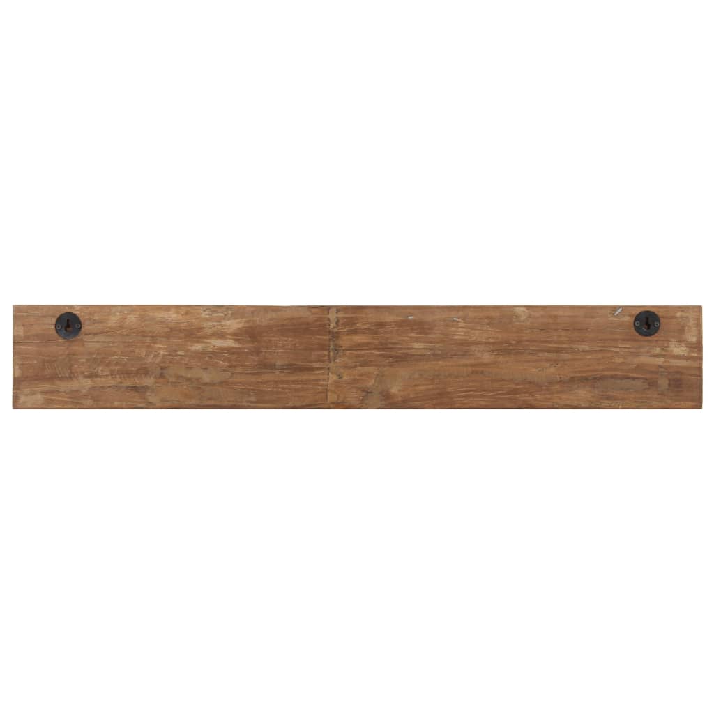 Percha de pasillo y 5 ganchos 100x2,5x15 cm Madera recuperada