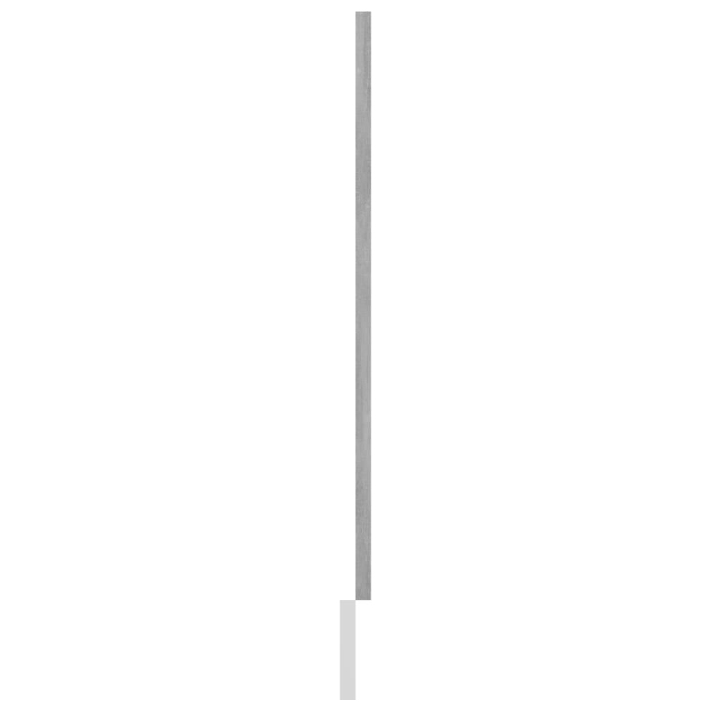 Panneau de lave-vaisselle Gris béton 45x3x67 cm Aggloméré