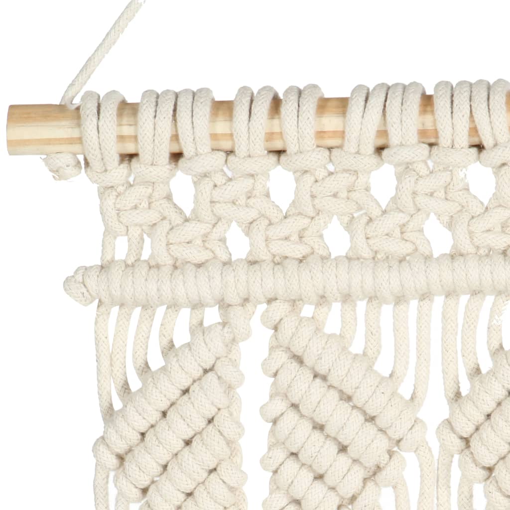 Cintre mural en macramé 40x80 cm Coton