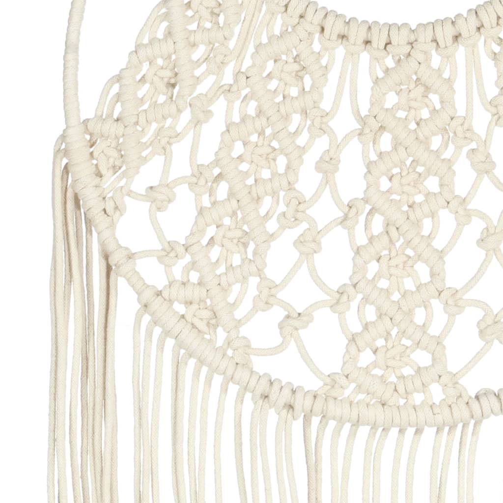 Cintre mural en macramé 40x80 cm Coton