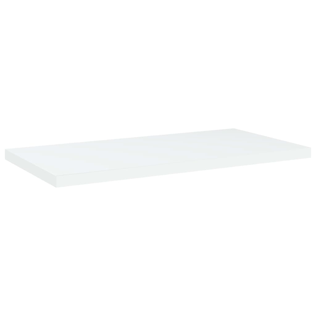 Panneaux de bibliothèque 4 pcs blanc bois d’ingénierie