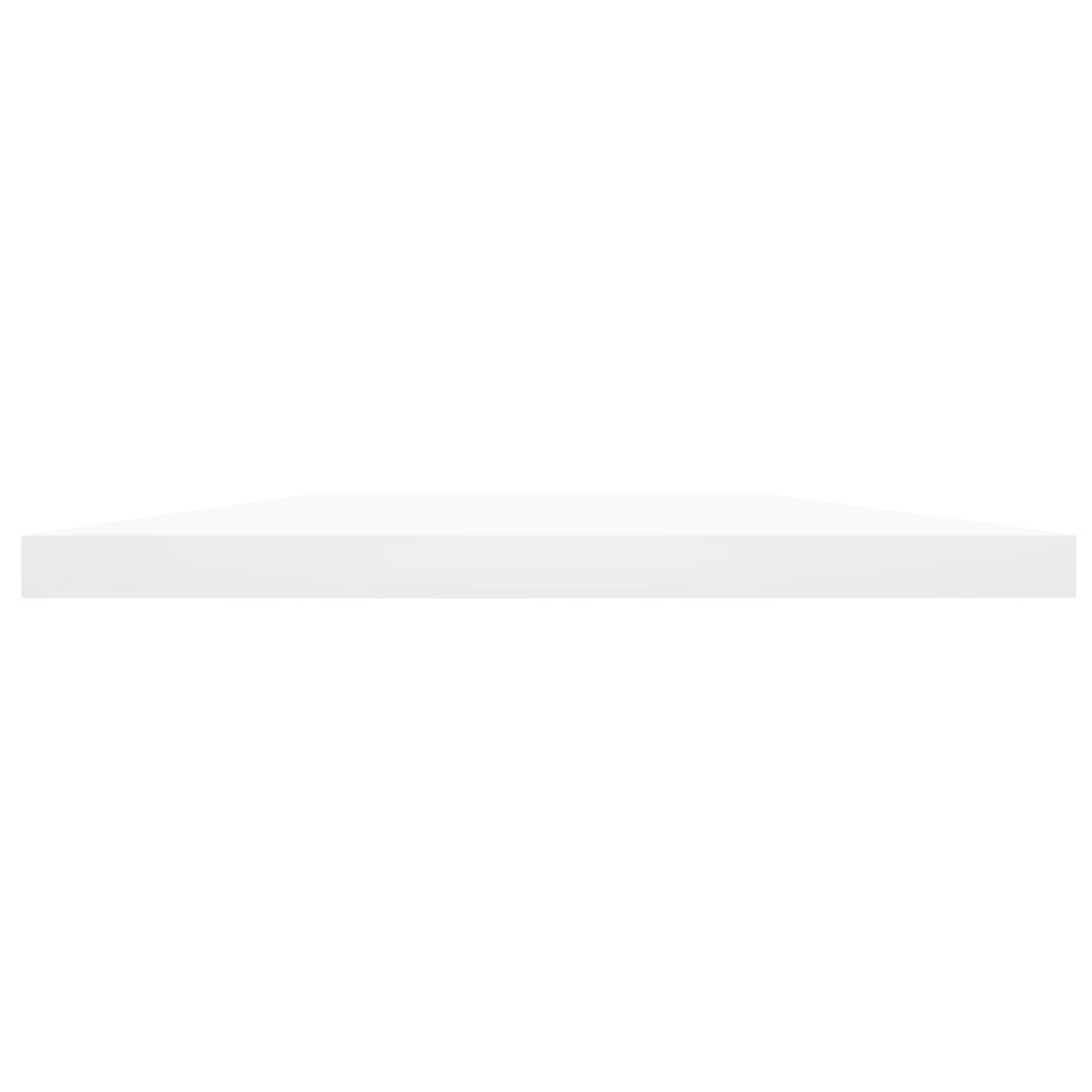 Panneaux de bibliothèque 4 pcs blanc bois d’ingénierie