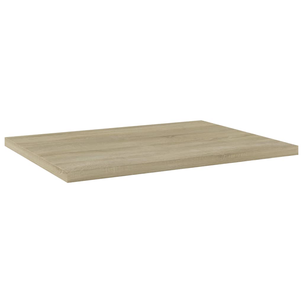 Panneau de bibliothèque 4 pcs chêne sonoma bois d’ingénierie