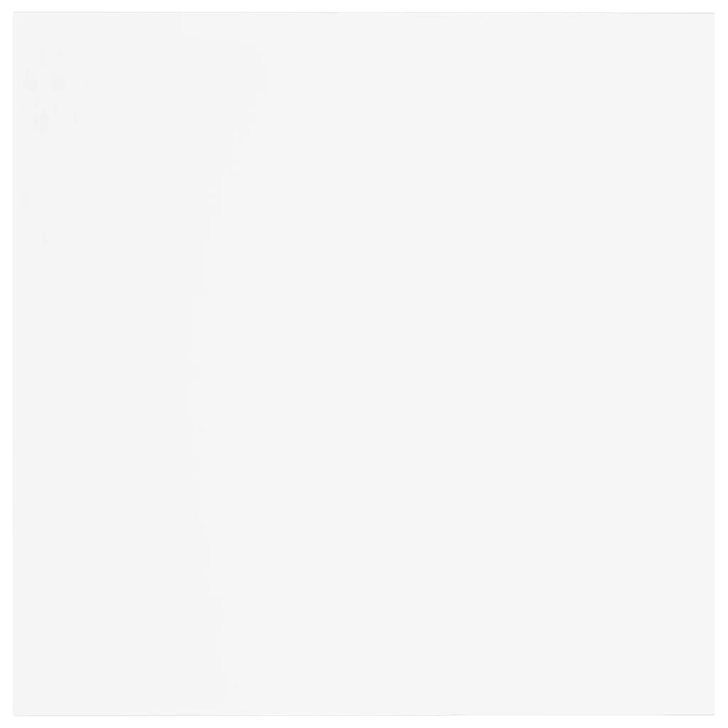 Panneaux de bibliothèque 4 pcs blanc bois d’ingénierie