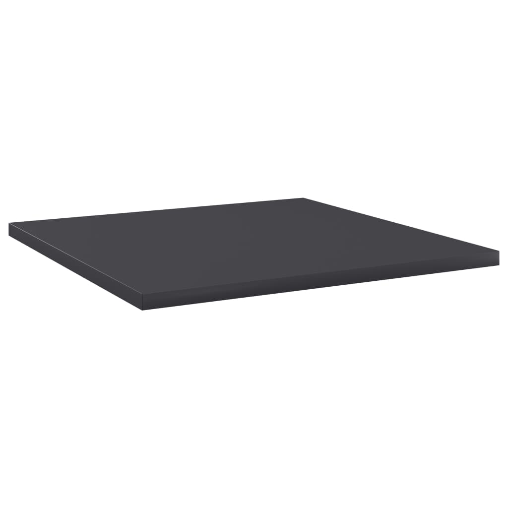 Panneaux de bibliothèque 8 pcs gris bois d’ingénierie