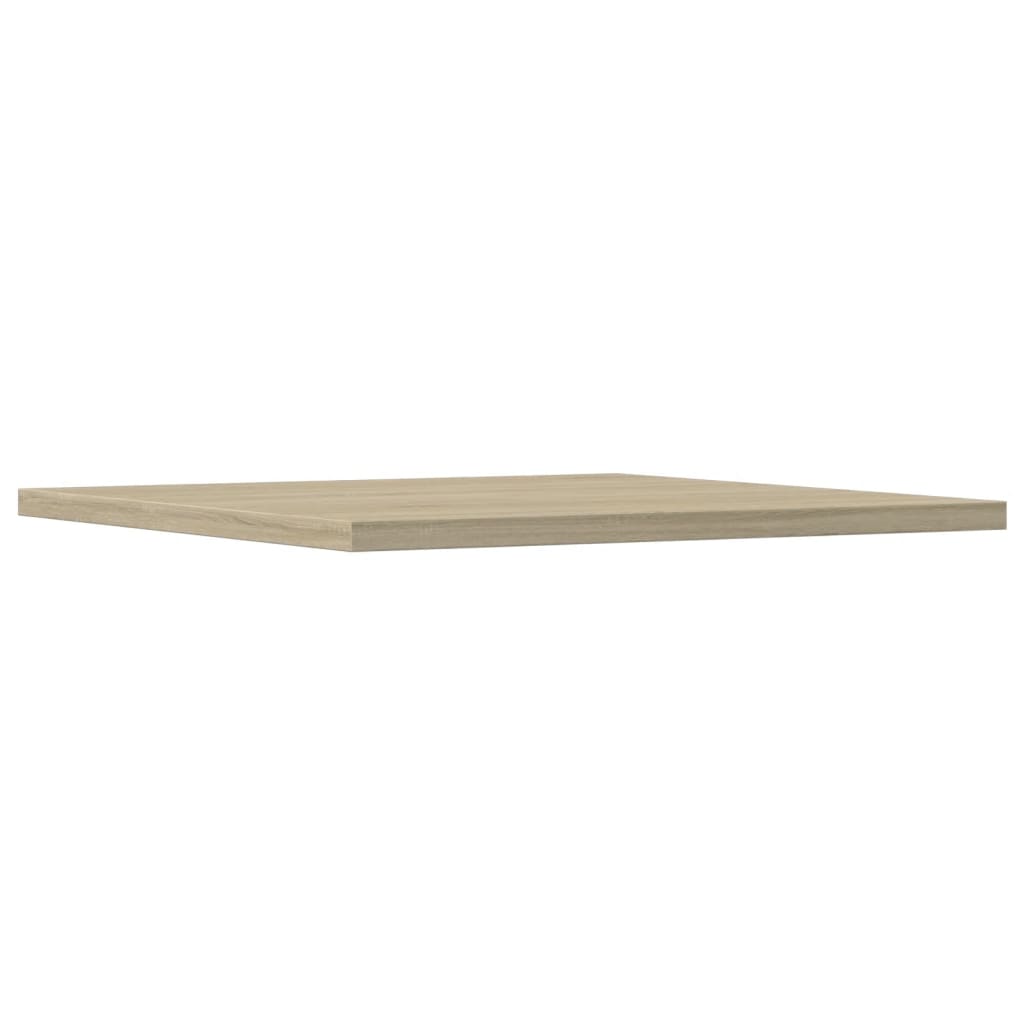 Panneau de bibliothèque 4pcs Chêne sonoma 40x40x1,5cm Aggloméré