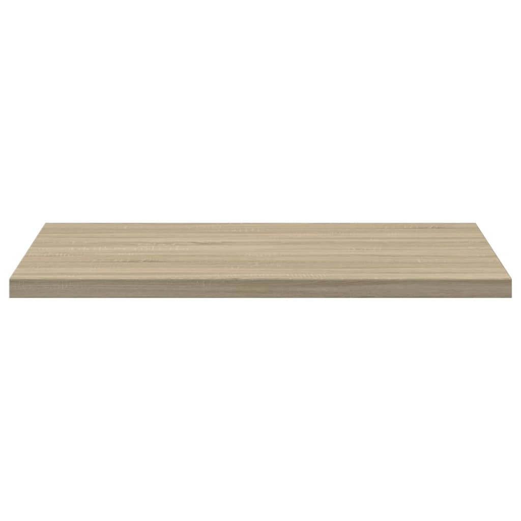 Panneau de bibliothèque 4pcs Chêne sonoma 40x40x1,5cm Aggloméré