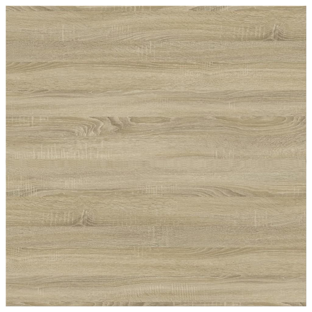 Panneau de bibliothèque 4pcs Chêne sonoma 40x40x1,5cm Aggloméré