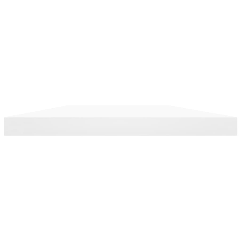 Panneaux de bibliothèque 4 pcs blanc bois d’ingénierie
