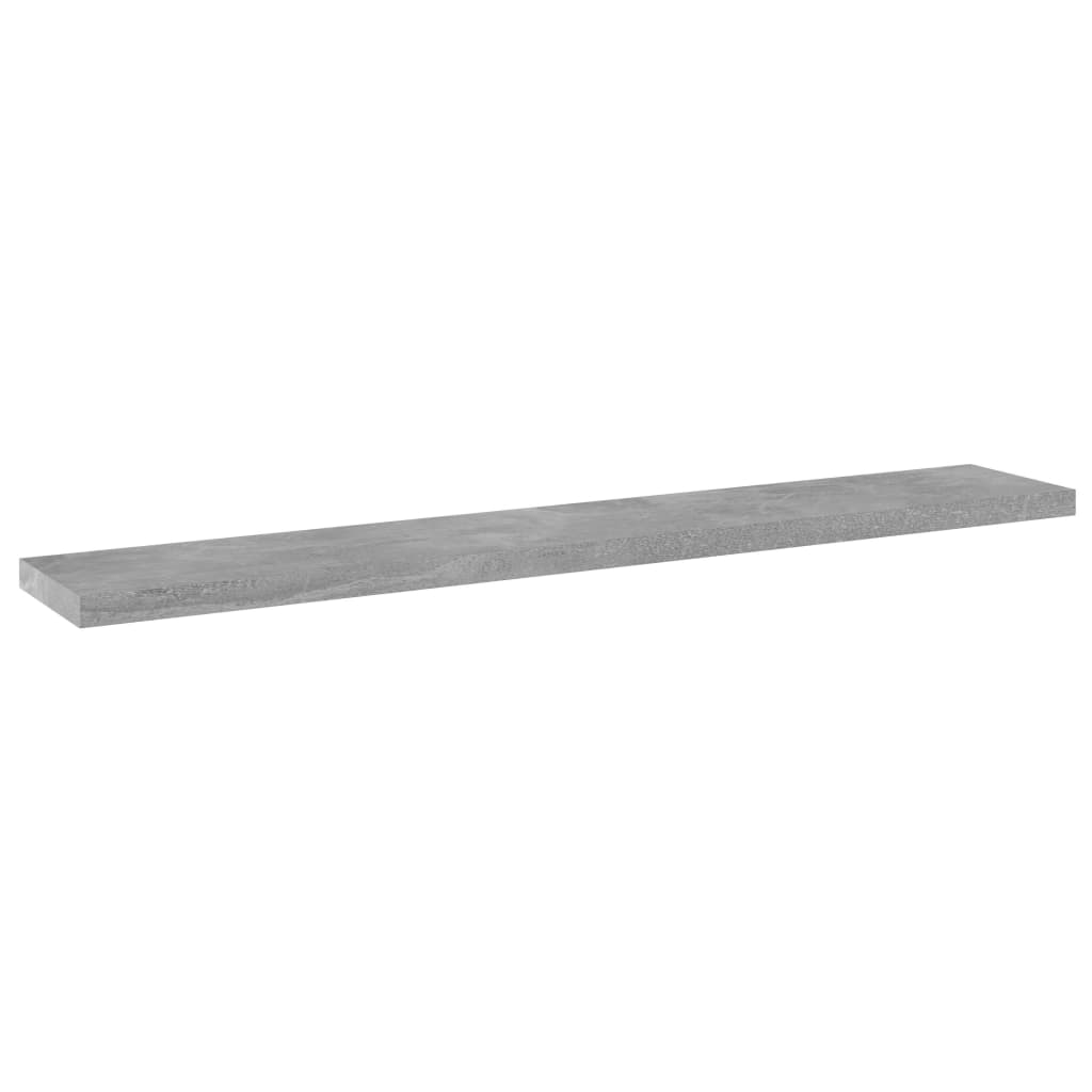 Panneaux de bibliothèque 4 pcs gris béton bois d’ingénierie