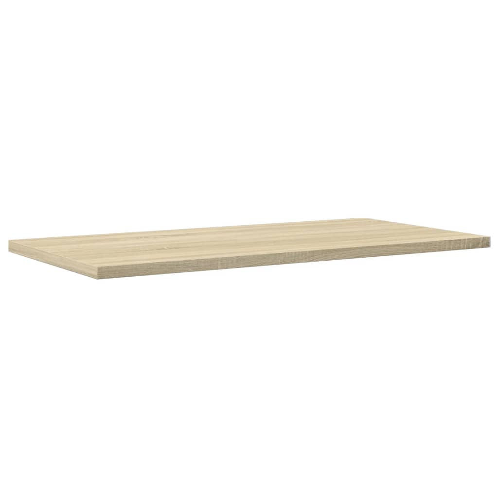 Panneau de bibliothèque 4pcs Chêne sonoma 60x30x1,5cm Aggloméré