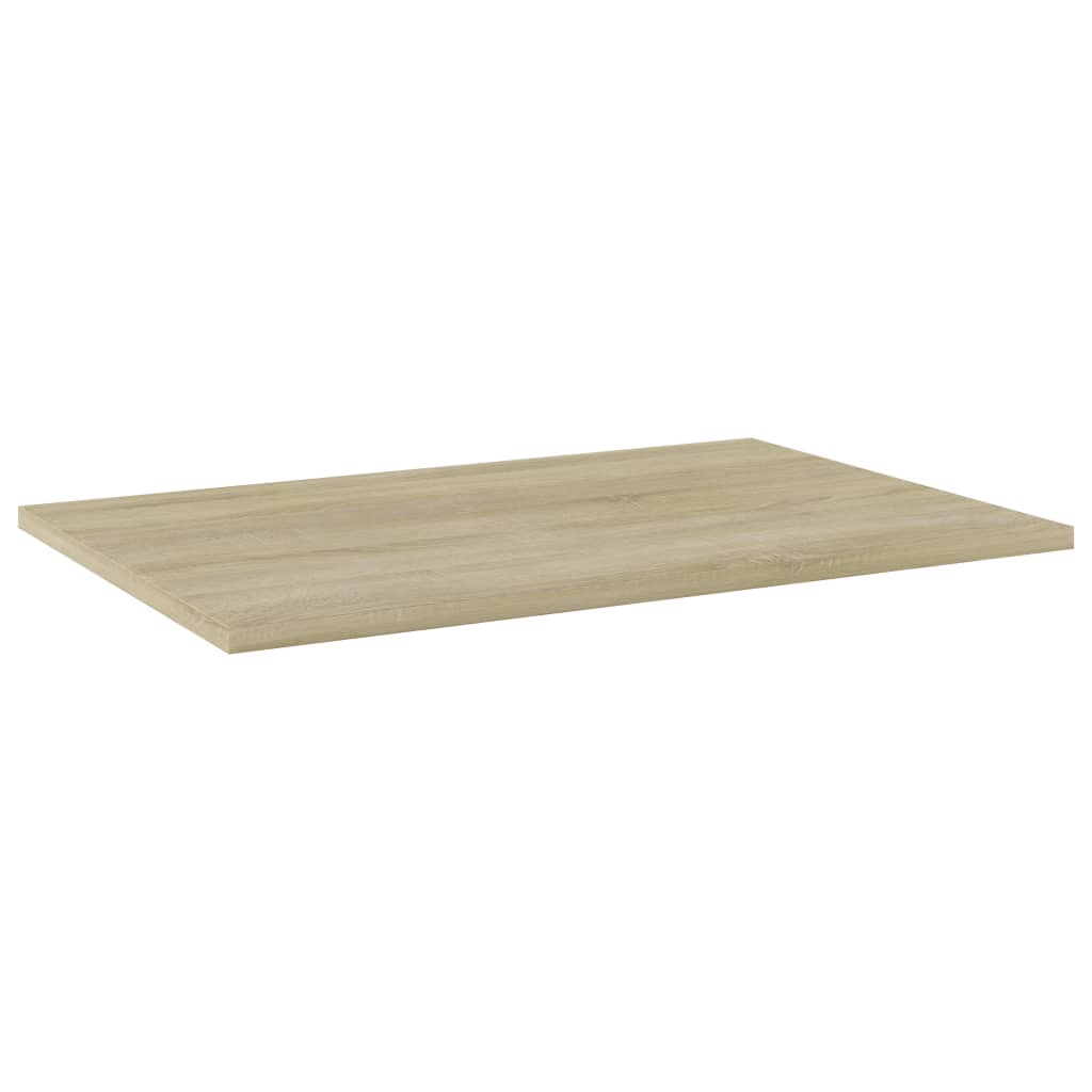Panneau de bibliothèque 4 pcs chêne sonoma bois d’ingénierie