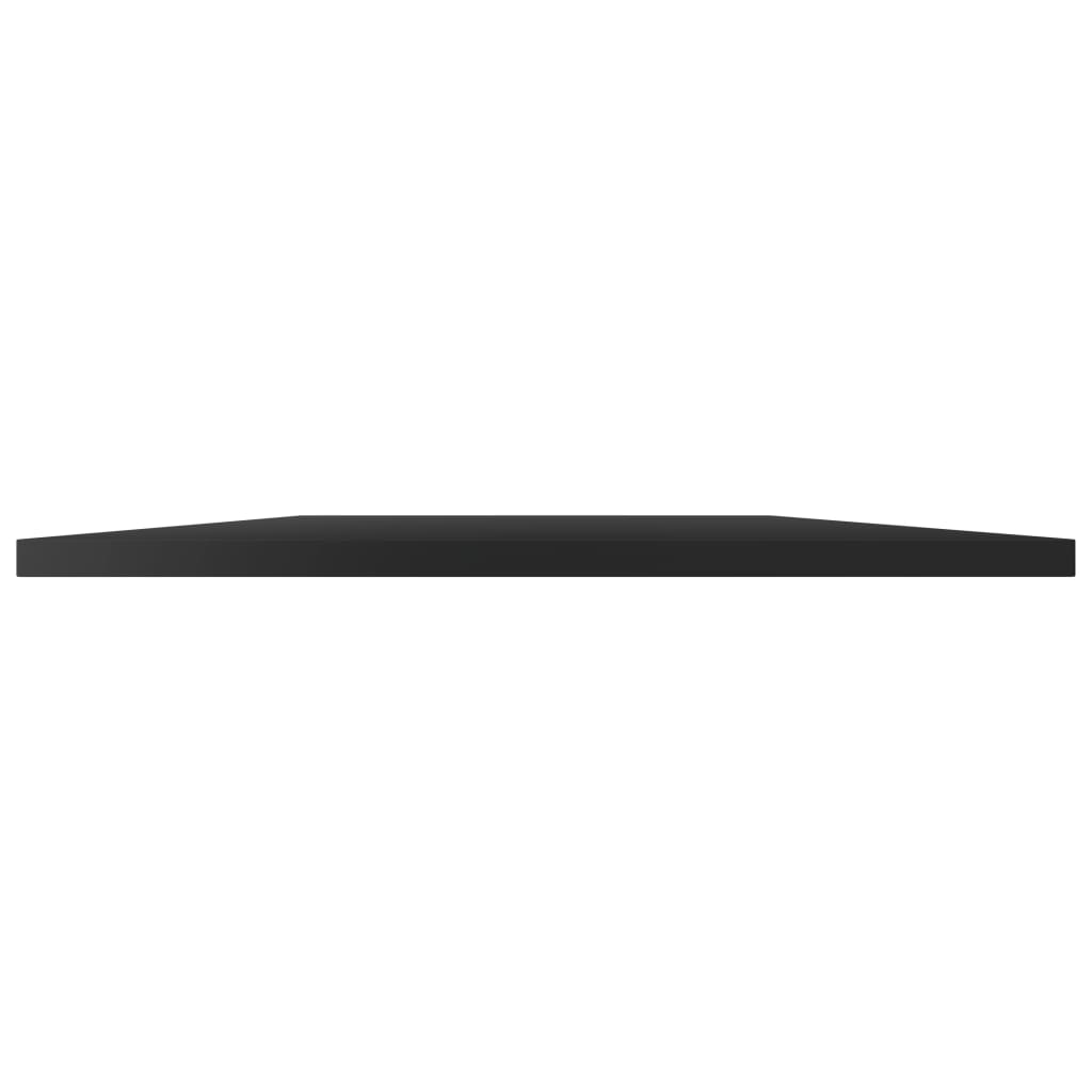 Panneaux de bibliothèque 8 pcs noir brillant bois d’ingénierie