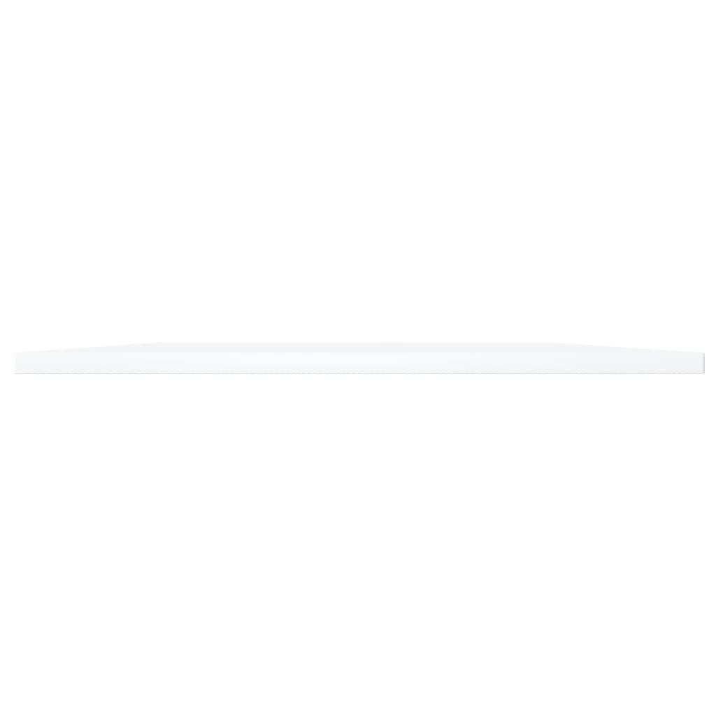 Panneaux de bibliothèque 4 pcs blanc bois d’ingénierie