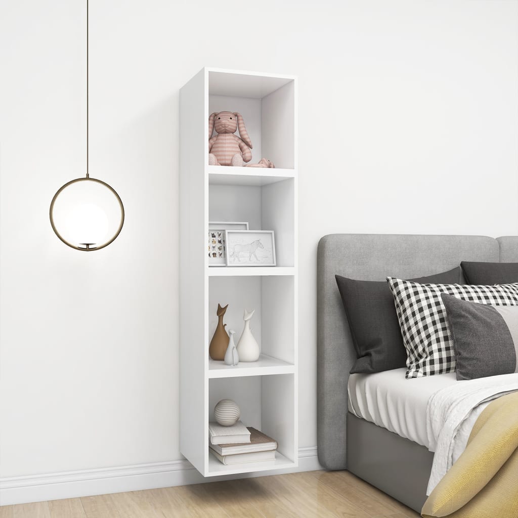 Armoire murale Blanc 37x37x37 cm Bois d’ingénierie