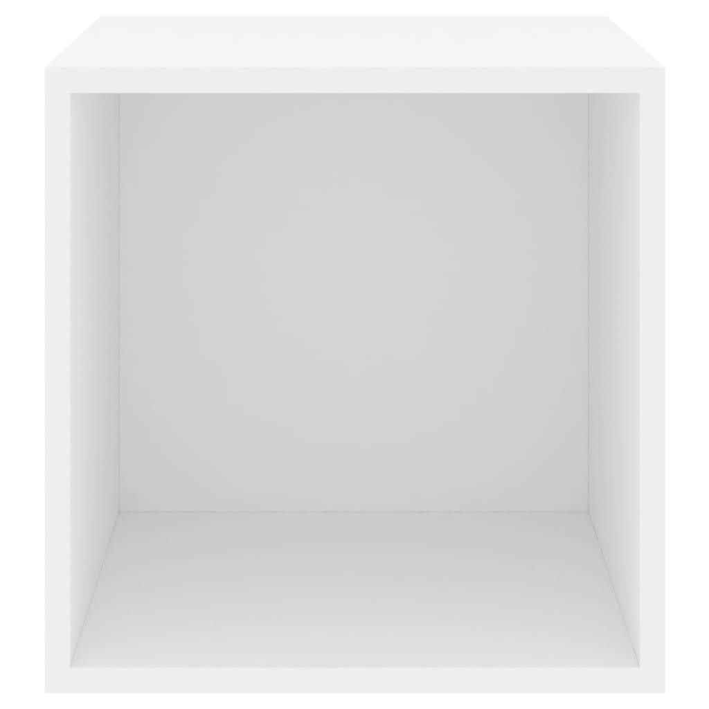Armoires murales 2 pcs Blanc 37x37x37 cm Bois d’ingénierie