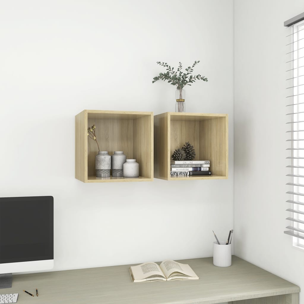 Armoire murale Chêne Sonoma 37x37x37 cm Bois d’ingénierie