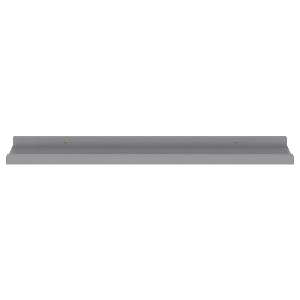 Étagères murales 4 pcs Gris 80x9x3 cm