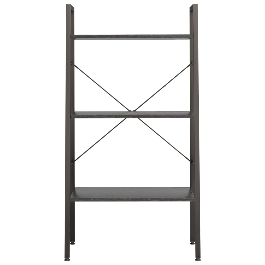 Étagère sur pied 3 niveaux Noir 56x35x108 cm
