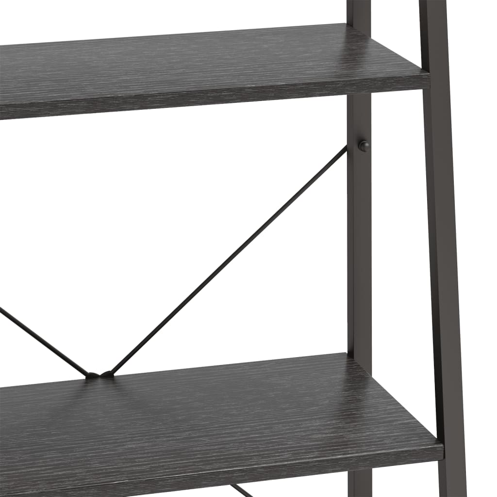 Étagère sur pied 3 niveaux Noir 56x35x108 cm
