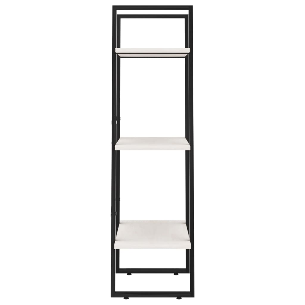 Étagère de rangement Blanc 60x30x105 cm Bois de pin massif