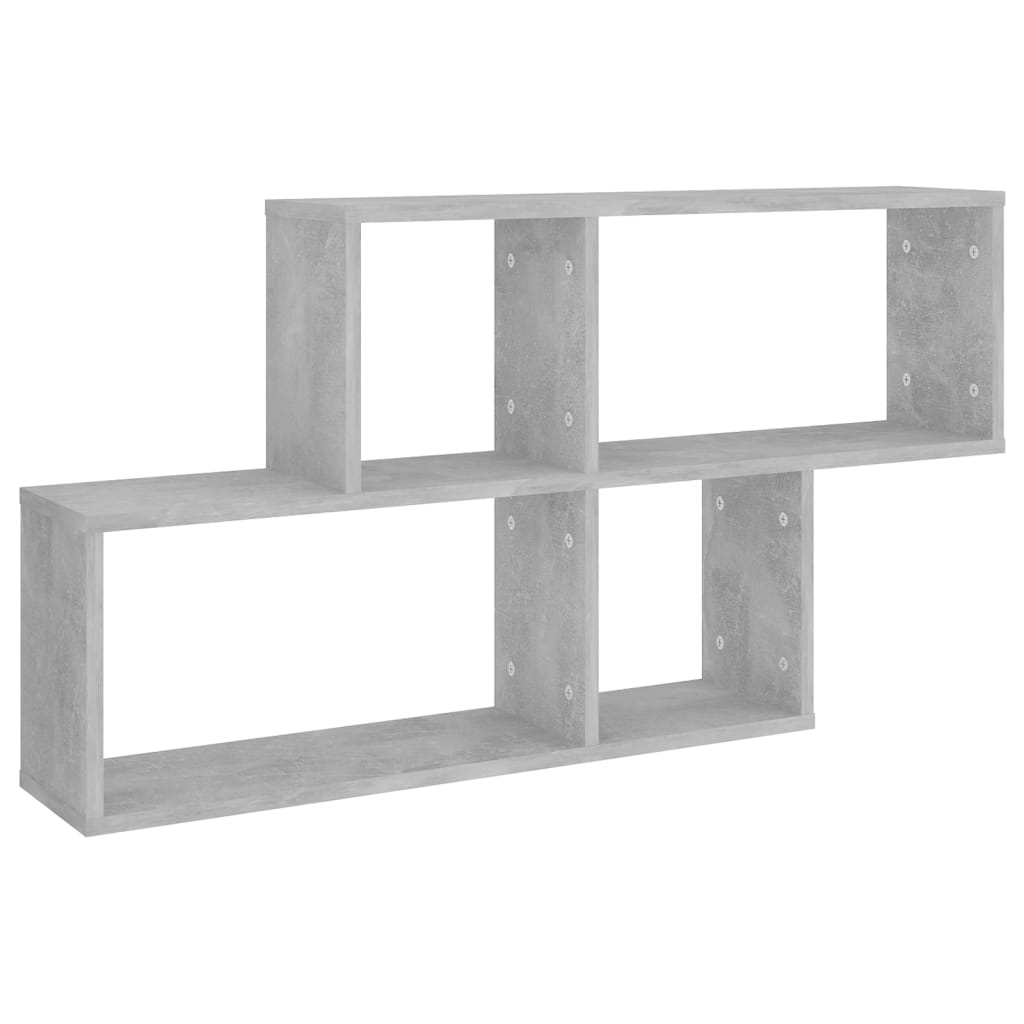 Étagère murale Gris béton 100x18x53 cm Bois d’ingénierie