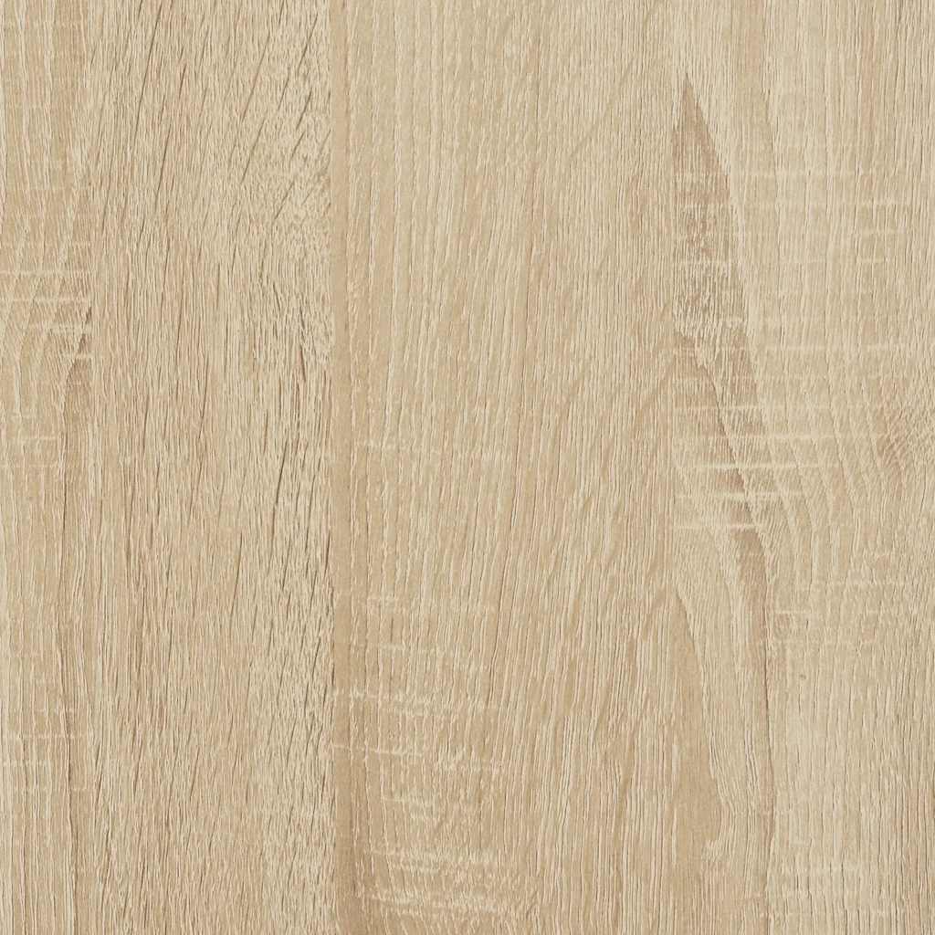 Étagères murales 2 pcs chêne sonoma 100x15x20cm bois ingénierie