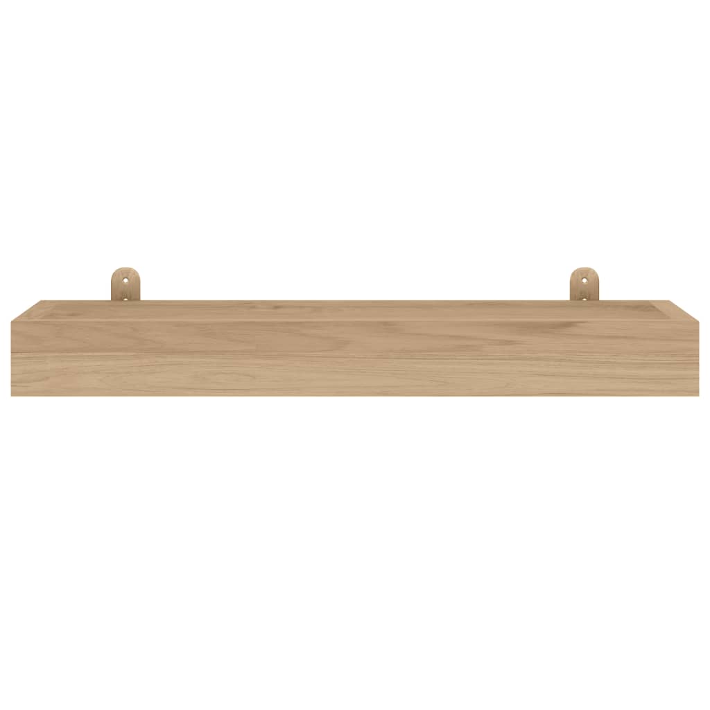 Étagères murales 2 pcs 60x15x4 cm bois de teck massif