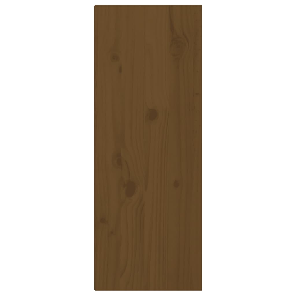Armoires murales 2pcs Marron miel 30x30x80cm Bois de pin massif