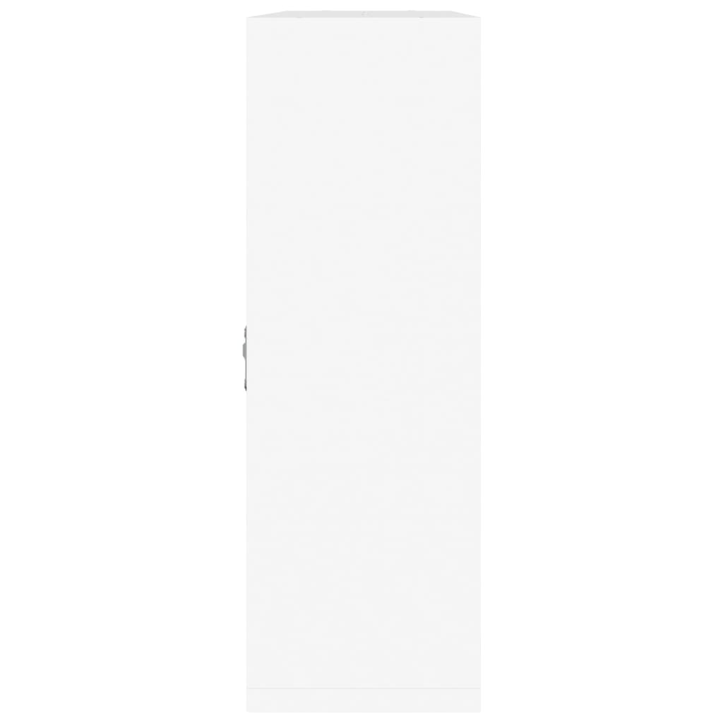 Étagère murale 8 compartiments Blanc brillant