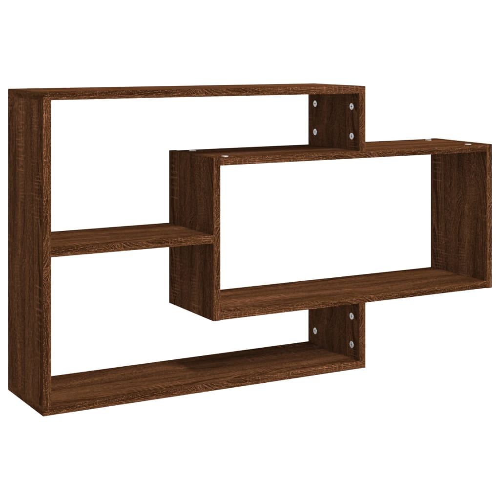 Étagère murale Chêne marron 104x20x58,5 cm Bois d'ingénierie