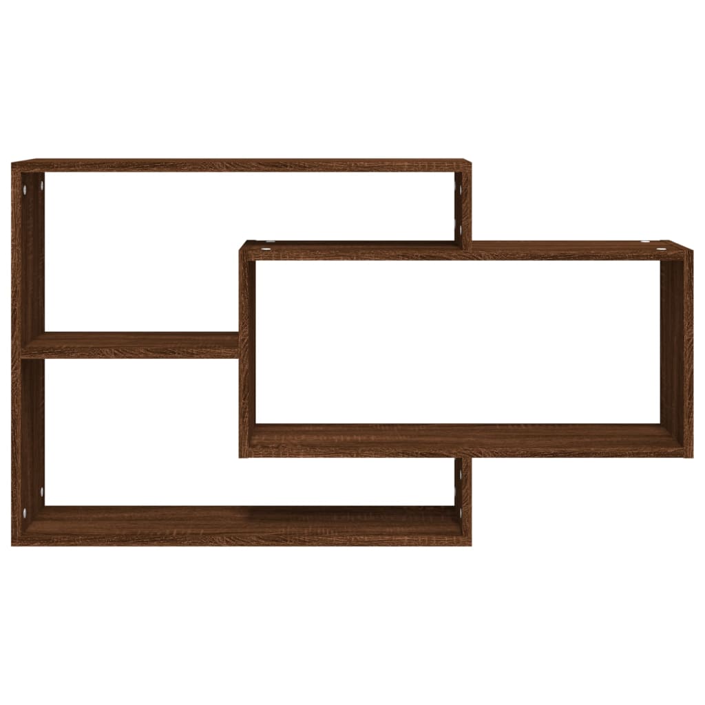 Étagère murale Chêne marron 104x20x58,5 cm Bois d'ingénierie