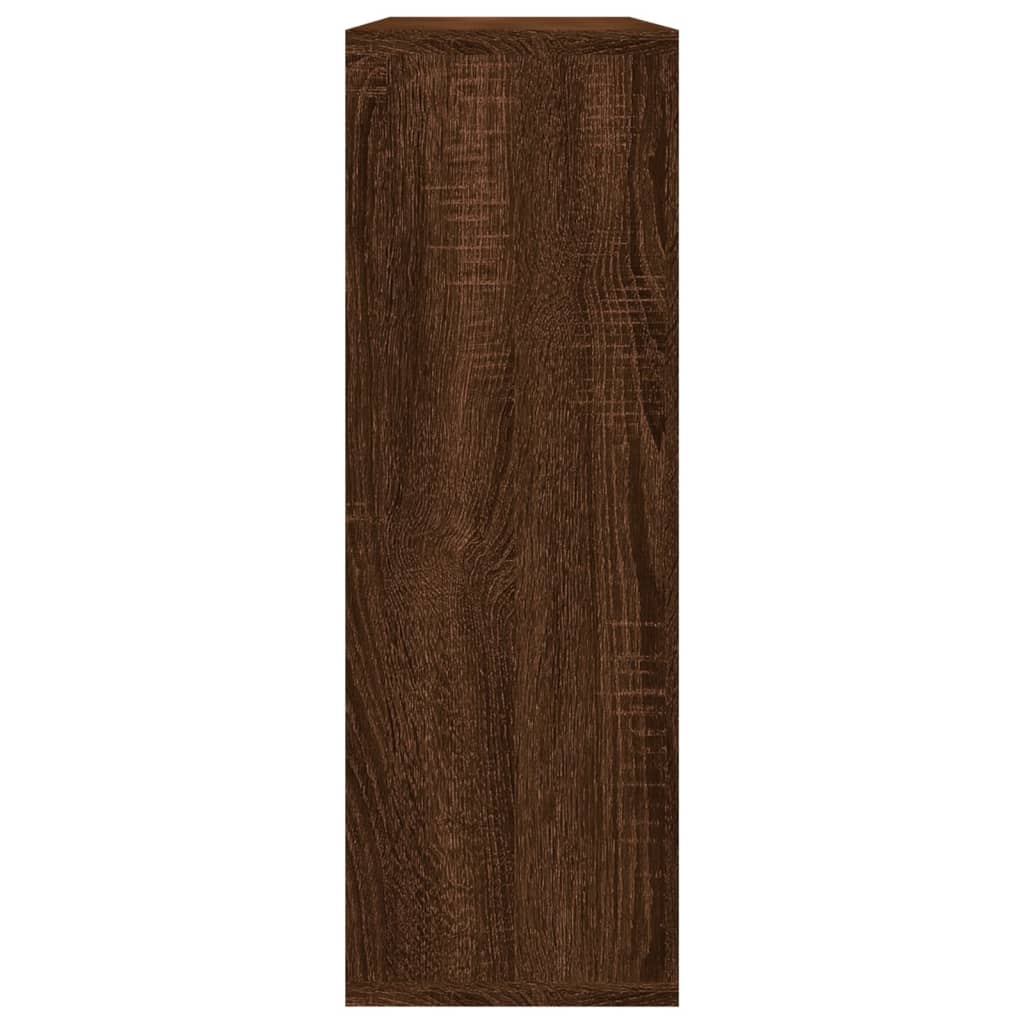 Étagère murale Chêne marron 104x20x58,5 cm Bois d'ingénierie